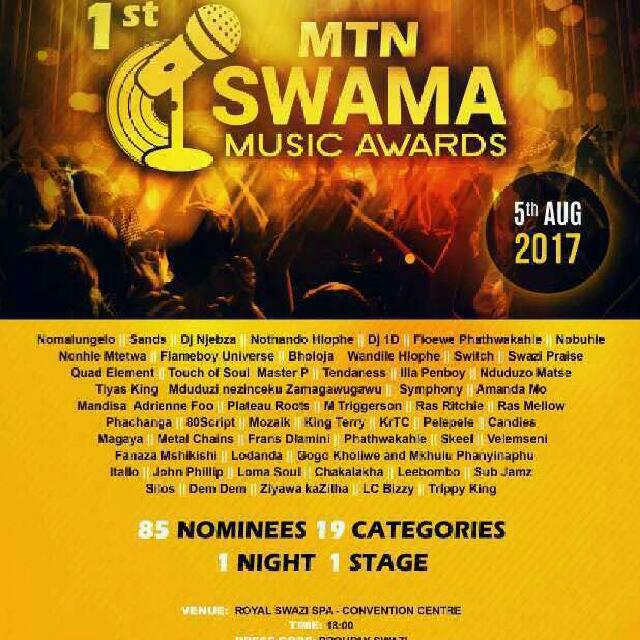 MTN SWAMA Music Awards Pic